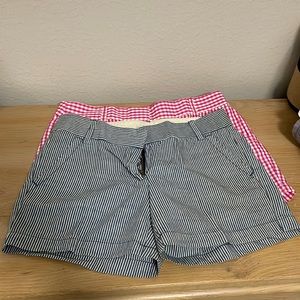 Two shorts from j crew like new